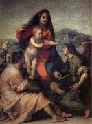 Holy Family with Angels, Andrea del Sarto